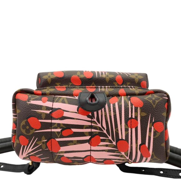 Louis Vuitton  Palm Springs PM Monogram Jungle Dots Backpack Bag Brown - Picture 5 of 12